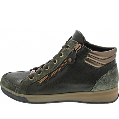 Ara ROM Damen Schnürstiefelette in Grün