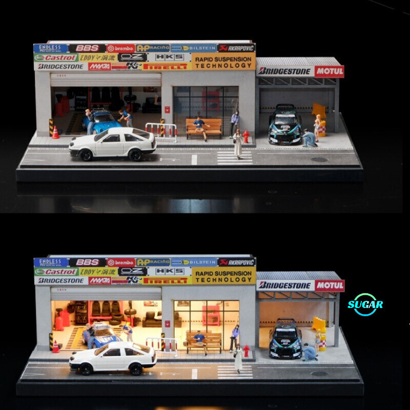 ☆ 1/64 Diorama Item American Diorama 76485 1-64 Scale Western Style Diecast