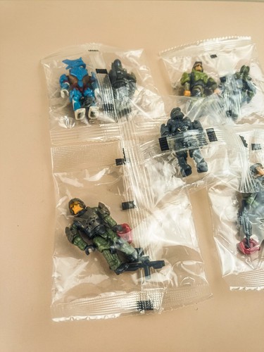 5 Pack of Lot Mega Construx Halo Spartan Master Chief ODST UNSC Marine Solider - Picture 3 of 5