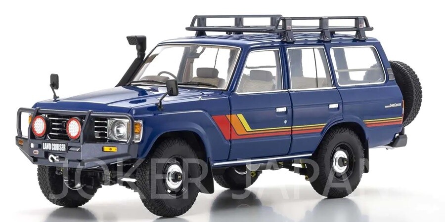 KYOSHO ORIGINAL 1/18 Toyota Land Cruiser 60 with optional parts