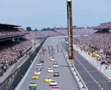 Racing at the Brickyard 400 Indianapolis Motor Speedway 8"x 10" Photo 46