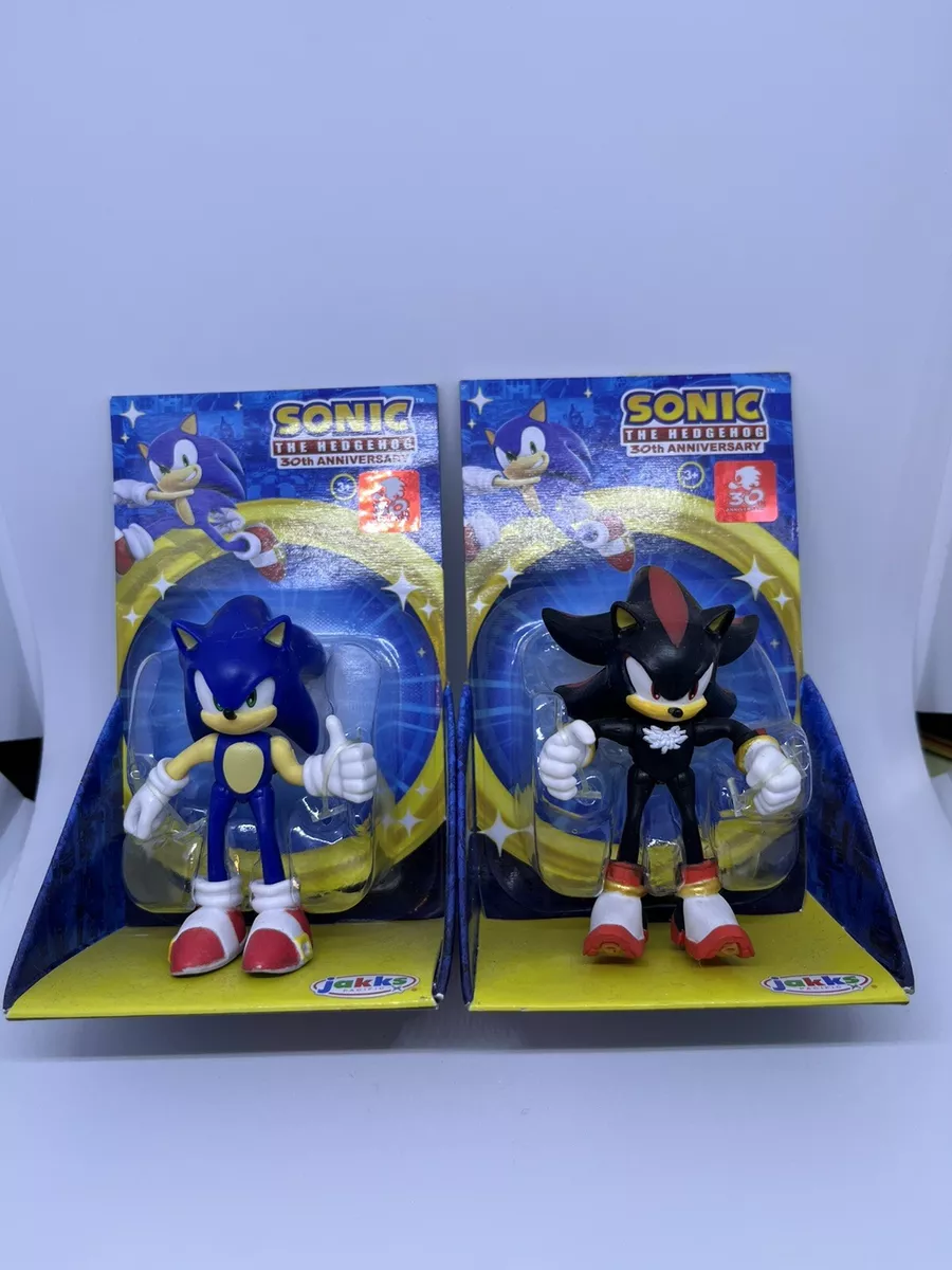 Jakks Pacific super Sonic the Hedgehog SHADOW silver 4” Figure lot set