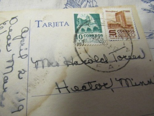 Vtg. 1940s / 50s Tijuana Mexico Color Post Card - Picture 6 of 6
