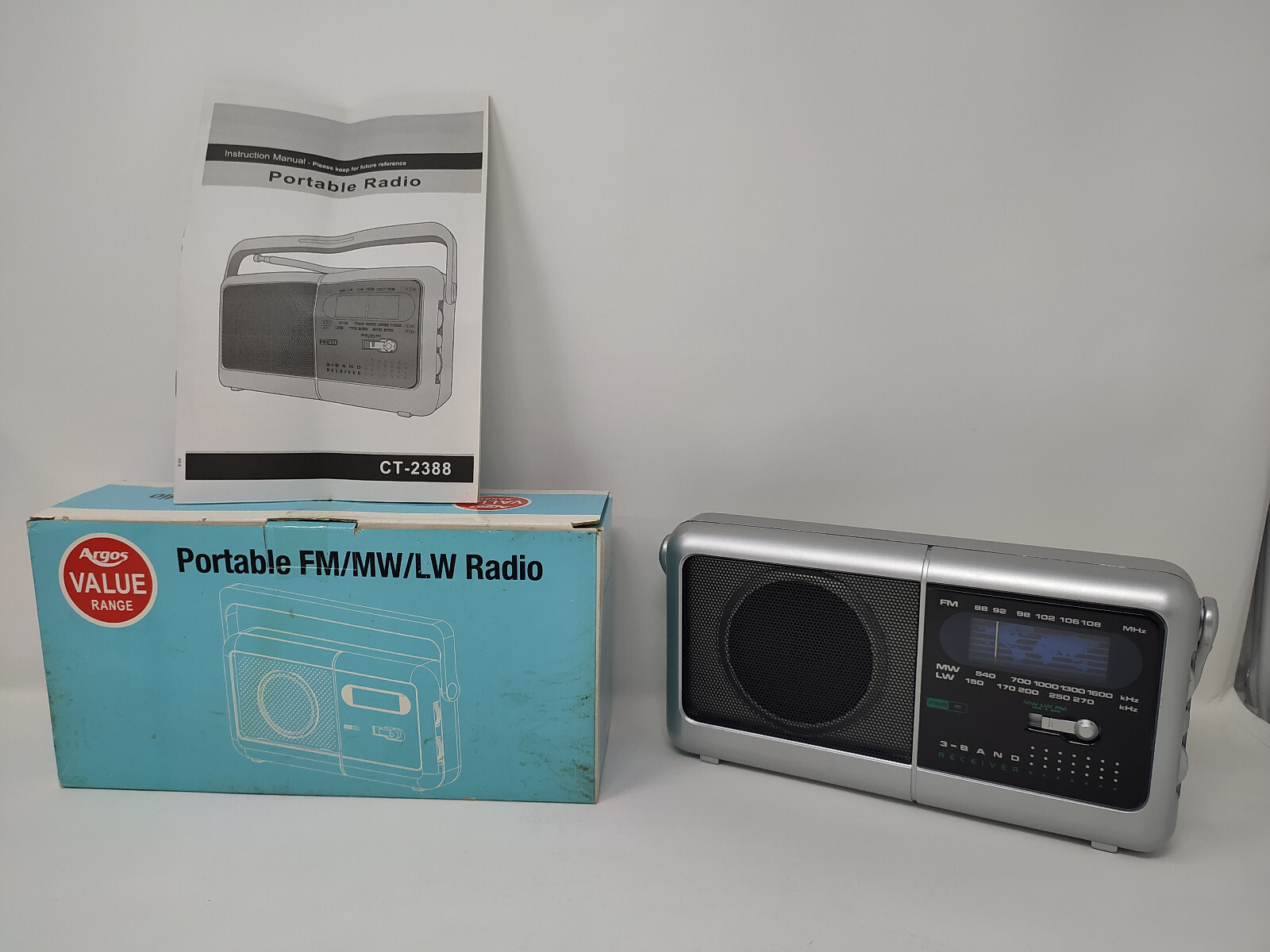 BOXED BRAND NEW ARGOS PORTABLE RADIO CT 2388 eBay