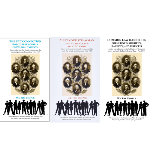 David E. Robinson 3 Books Set Common Law, The UCC & Meet Your