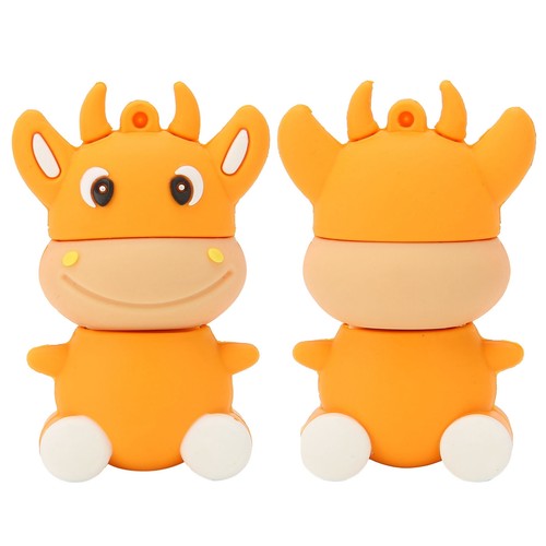 U Disk 3D Cartoon Calf Model Orange USB Storage For 7/8/10/Vista/XP/ TPG - Picture 4 of 34