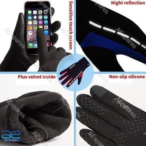 Completo Dedo Táctil Protector Guantes Para Motor Cycle Bicicleta Equitación Aes - Imagen 7 de 8