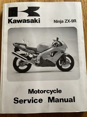 Kawasaki NINJA OEM Service Manual 1998-1999 ZX900 PN 999924-1225