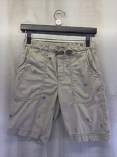 J Crew Crewcuts Cotton Khaki Anchor Print Shorts Size 12-7745