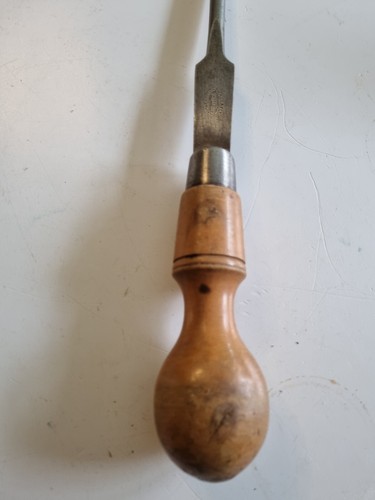 Vintage Turnscrew Screwdriver 16 Inch by W H Clay Carpenters Cabinet Makers SD1 - Foto 2 di 9