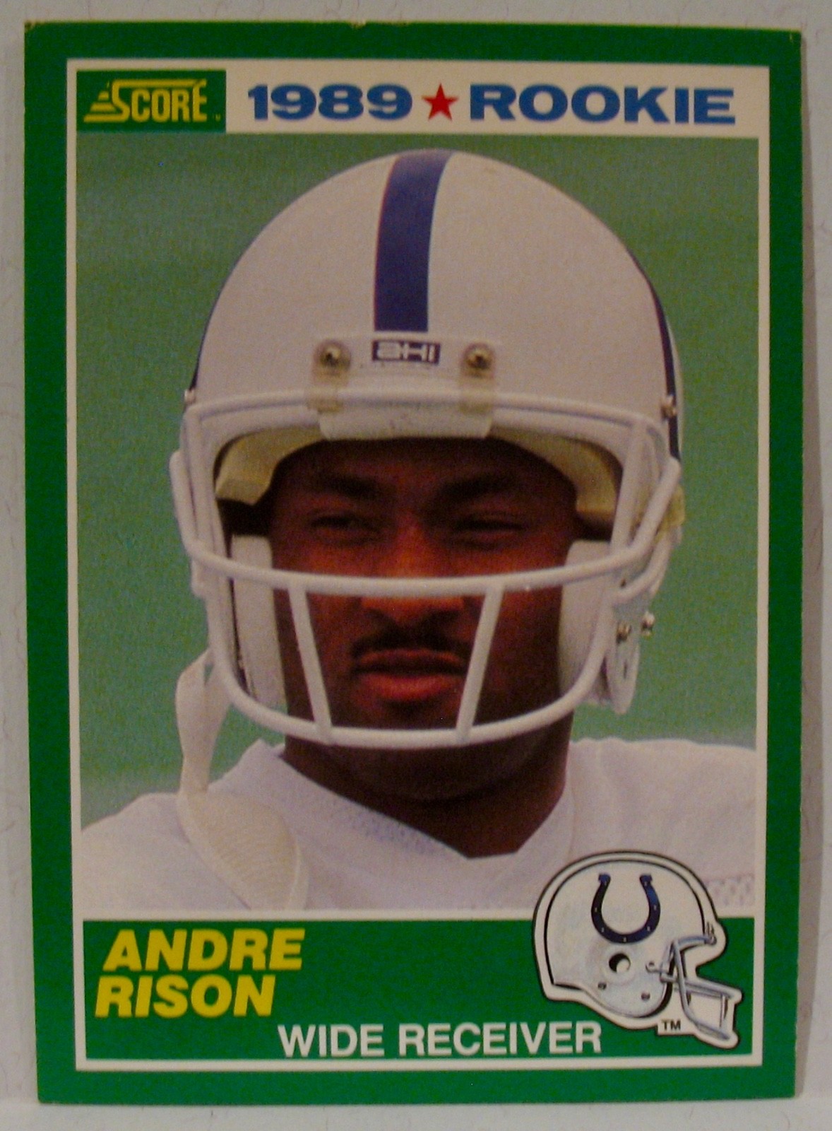 ANDRE RISONScore 1989 Rookie Football Card 272EX Condition