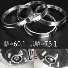 For Toyota Mazda 5x114.3 73.1mm Wheel To 60.1mm Hub Centric Rim Spacer Ring X4
