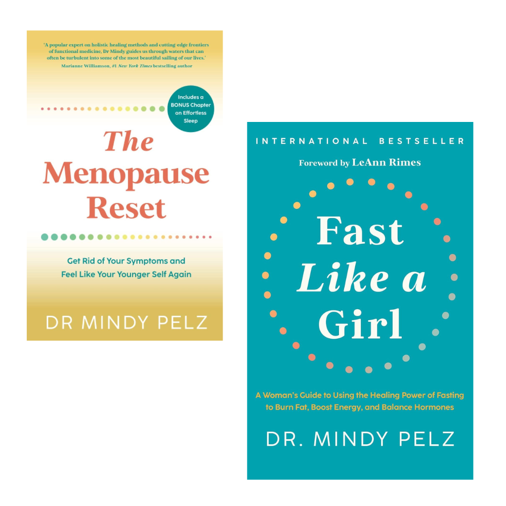 Dr Mindy Pelz 2 Book Set: The Menopause Reset & Fast Like a Girl