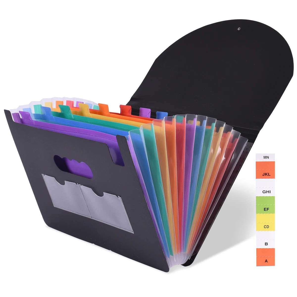 A Z Month A4 Expanding File Folder Concertina Accordion Organiser Wallet Pockets
