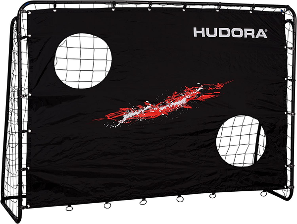 Hudora 76923 Fußballtor mit Torwand - Schwarz, 213x152x76cm online 