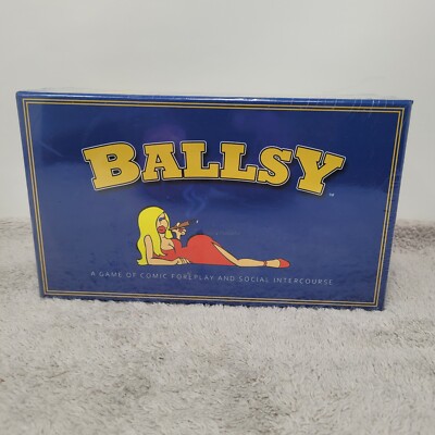 Ballsy: A Game of Comic Foreplay and Social Intercourse Original Edition NEW 17+