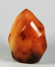 RARE Natural flame Red Carnelian agate Crystal Freeform from Madagascar