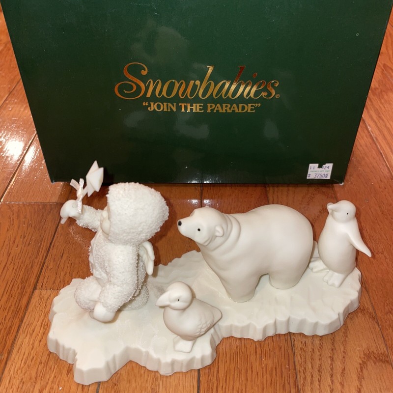 New Dept. 56 Snowbabies "Join the Parade" Retired Collectible Figurine