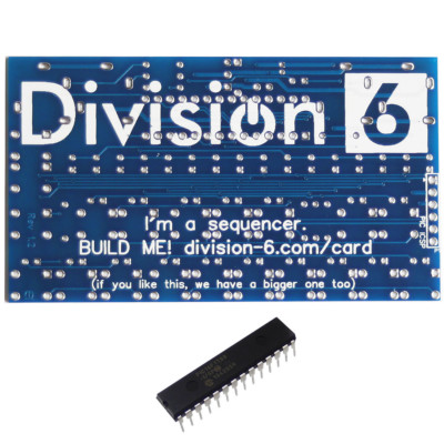 Division 6 Visitenkarten Sequencer V2 PCB und IC