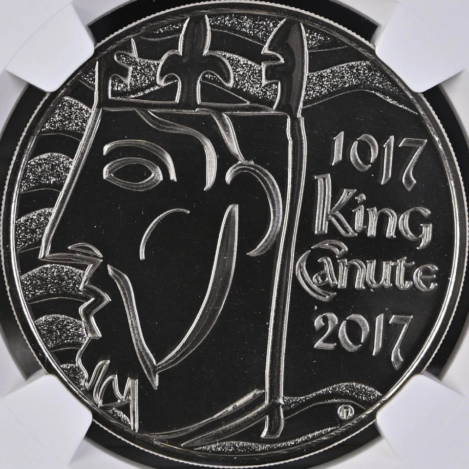 GREAT BRITAIN. 2017, 5 Pounds - NGC MS69 - Top Pop 🥇 King Canute, QEII, DPL - Image 4 of 4