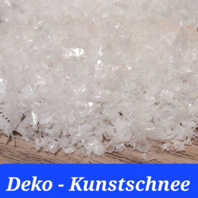 Yisight Kunstschnee 200g - Fluffiger Dekoschnee Für Weihnachten & Basteln, PVC, Weiß