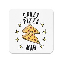 VerrüCkte Pizza Mann Stars KüHlschrankmagnet Fast Food Lustiger Witz