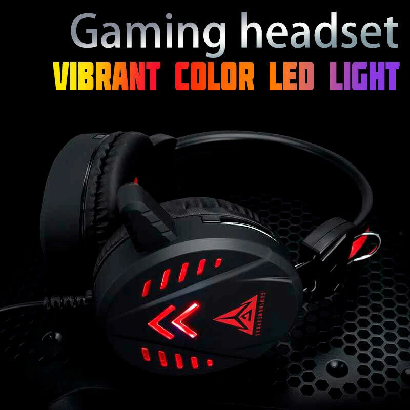 Gaming keyboard + Mouse + Headset + Mousepad RGB LED Colors Light 4-1 - Image 2 of 2