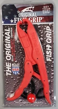 The Fish Grip ORIGINAL Fishing Pliers ORANGE Lip Gripper Holder Floating Grabber
