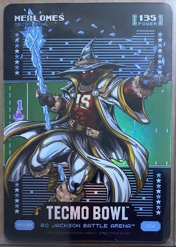 Merlomes 2026 Bo Jackson Battle Arena Tecmo Bowl #BF183 Battlefoil Ice