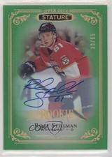 2019-20 Upper Deck Stature Rookies Green 10/85 Riley Stillman Rookie Auto RC 1b8