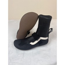 Vans Surf Bootie 3 MM Black White Yulex Rubber Wetsuit Shoes Men 6 Women 7.5 Nee