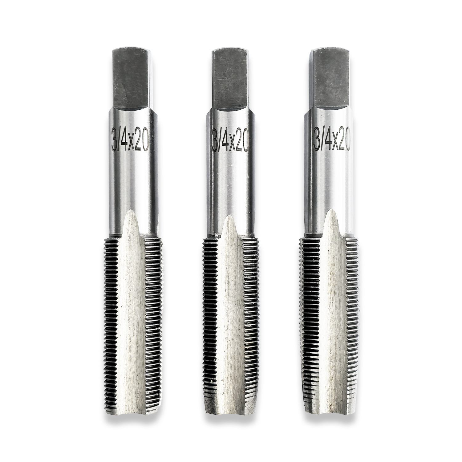 3/4″ X 20TPI CYCLE THREADING TAPS FIRST SECOND PLUG TAP 3/4 X 20 RDGTOOLS