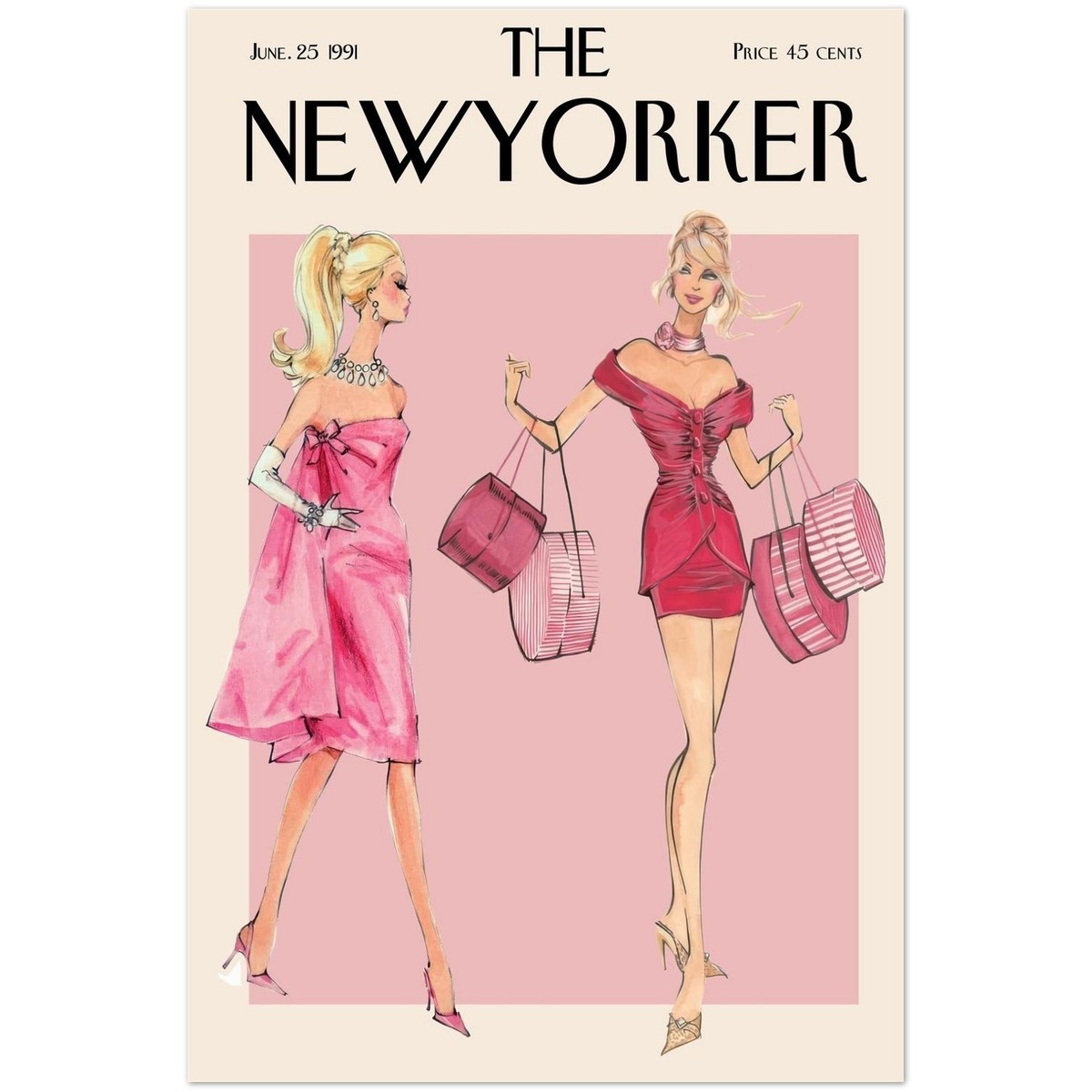 The New Yorker Poster - June 25, 1991 Fashion Edition | eBay