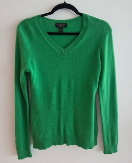 100% CASHMERE CHARTER CLUB SWEATER sz S