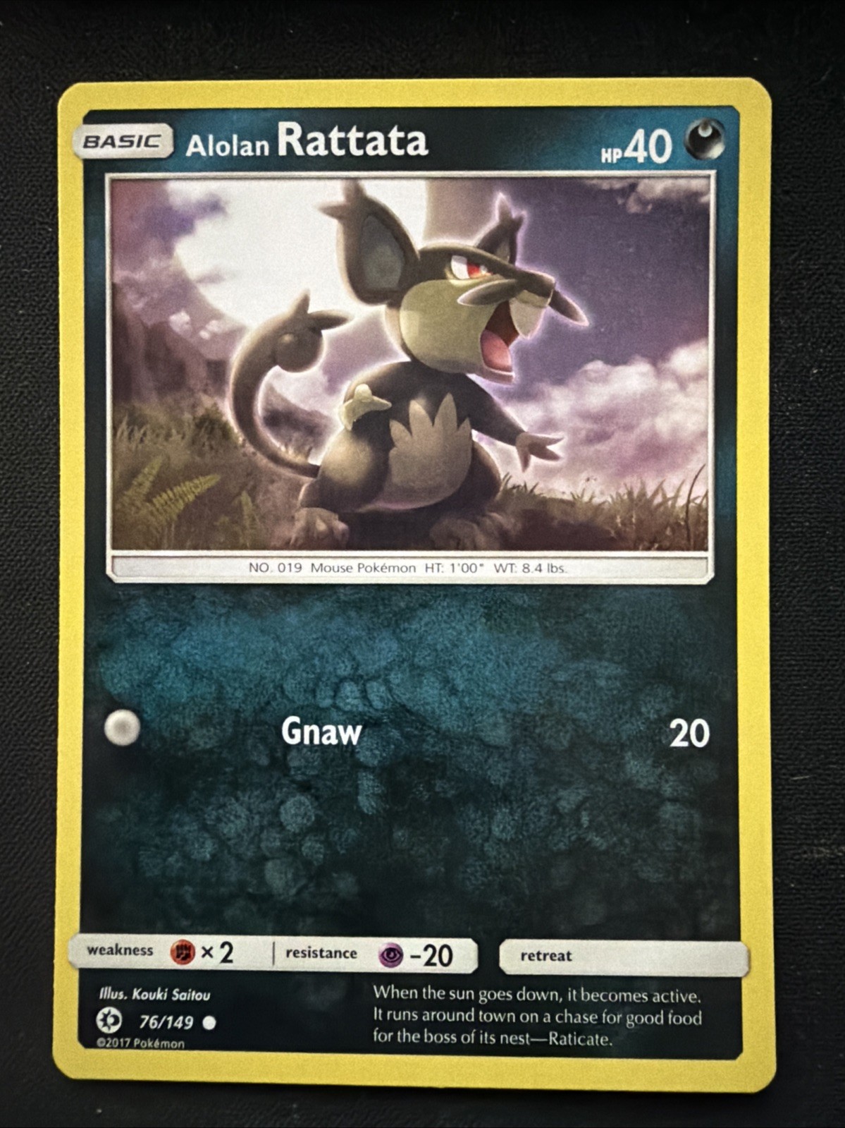 Alolan Rattata - 2017 Pokemon Sun and Moon 76/149