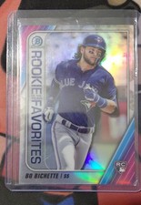 2020 Bowman - Rookie of the Year Favorites Chrome Bo Bichette #ROYF-BB (RC)