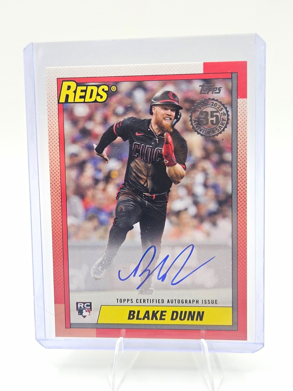 Topps Update 2025 Blake Dunn 1990 Autographs Auto RC Reds #90A-BD