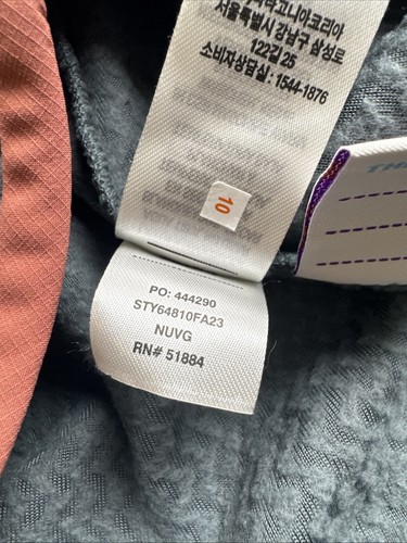 Patagonia - R1 Air Full-Zip Fleece Hoodie Jacket - Kids Large 64810 - Picture 6 of 7