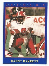 1990 JOGO CFL CALGARY STAMPEDERS TEAM SET SER 1 & 2 inc DANNY BARRETT,TOM PORRAS