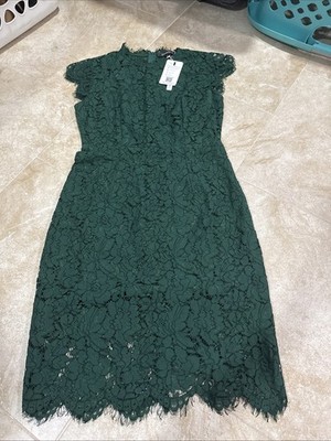 chinese dress ladies Forest Green Lace Long Dress With V Neck And Lace Up Open Back main image 0