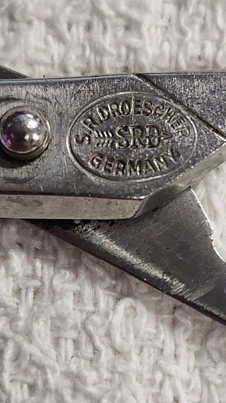 Vintage SR Droescher Solingen Germany Ale Petite Hair Shears
