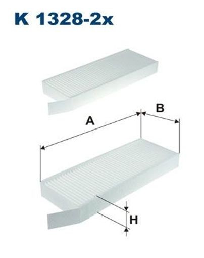 Für FILTRON K 1330 Filter, cabin air K 1330 Cabin filter fits: DACIA DOKKER, DO - Bild 7