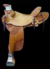 Western Horse Saddle Trail Tack Leather Wade Tree A Fork Work Ranch Roping