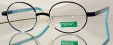 UNITED COLORS OF BENETTON BB01283 07/10 Eyeglasses BLUE New Metal 41-15-115 Kids