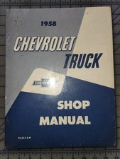 1958 Chevrolet Truck Shop Service Manual