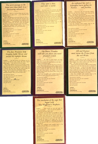 The Chronicles Of Narnia Paperback 7-Book BOXED SET - C.S. Lewis 1995 Scholastic - Picture 7 of 12