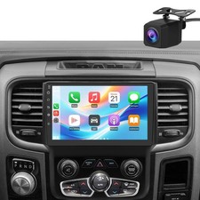 Car Radio Stereo for Dodge Ram 2013-2018 1500 2500 3500 Automatic AC 2 64G