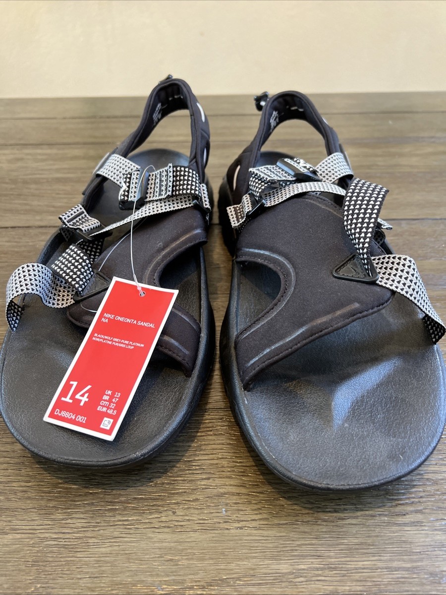 Nike Oneonta Sandal Nature Trail Outdoors Black Grey Men display picture 1
