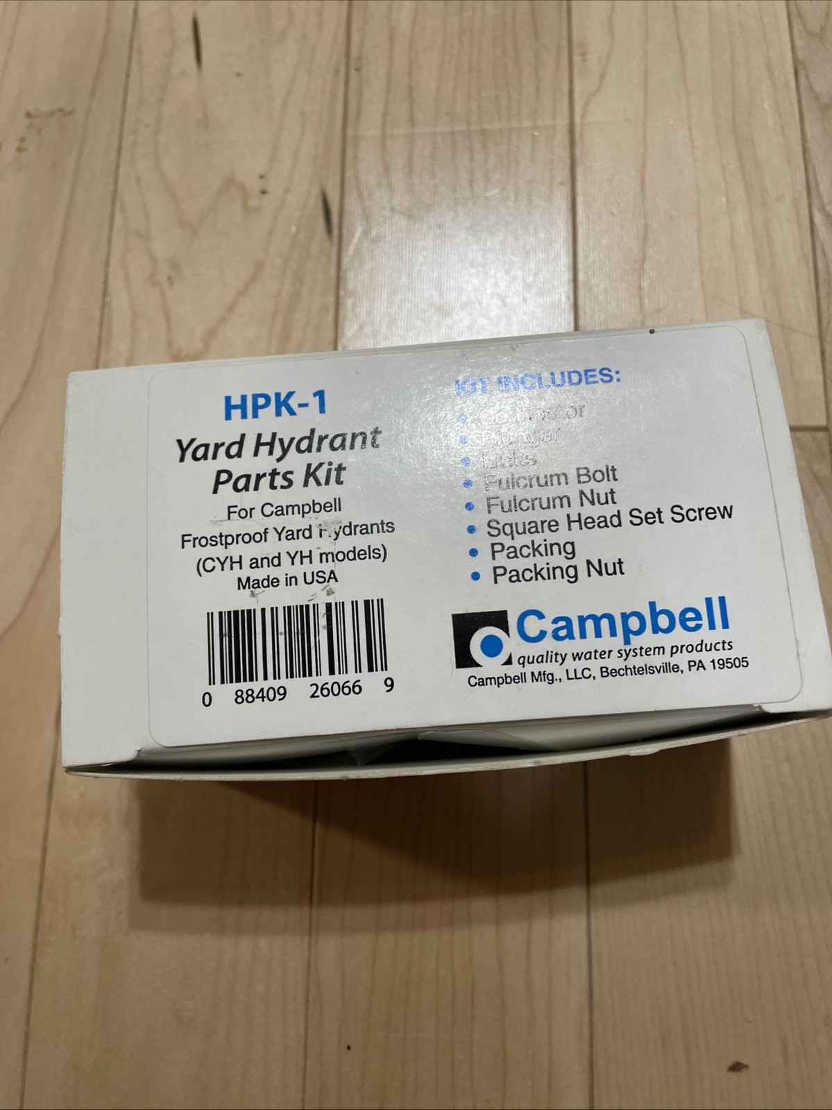 Campbell HPK-1 Yard Hydrant Repair Parts Kit for Frostproof Yard Hydrants CYH YH