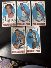 1969 Topps Archie Clark #32 Billy Cunningham #40 Luke Jackson #67 Washington #17